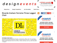 Tablet Screenshot of designevents.org